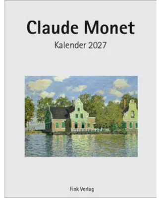 Produktbild von Kalender Claude Monet 2027, 19 x 24,5 cm, dreisprachiges Kalendarium, 12 Kunstkarten
