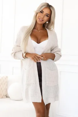 Productafbeelding van Numoco dames cardigan Omnioo, beige, universeel