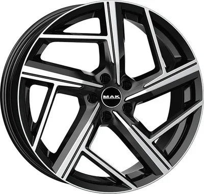 Produktbild von Alufelge Mak Qvattro 8.5X21 5X112 Et 38 Black Mirror