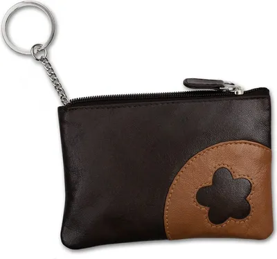 Produktbild von DrachenLeder Etui Brieftasche braun Leder Schlüsseltasche D2OPS902N