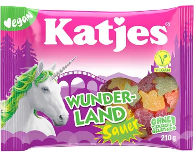 Produktbild von Katjes Wunderland Sauer 210g