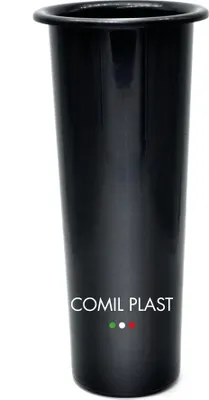 Produktbild von Comil Plast | Innenblumenhalter aus Kunststoff für Friedhofsvase Farbe Schwarz | Durchmesser 9 cm, Höhe 24 cm., 24