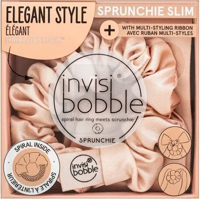 Image de InvisiBobble Sprunchie Slim Ballerina Bow élastique à cheveux