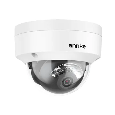 Immagine prodotto di ANNKE C1200 Telecamera IP da 12 MP Telecamera di sorveglianza dome PoE con microfono, doppia illuminazione intelligente, visione notturna fino a 30 m, H.265+, RTSP, ONVIF, WDR 120 dB, IP67, IK08