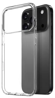 Productafbeelding van Siliconen telefoonhoesje voor Apple iPhone 18 Pro Max, TPU, schokbestendig, flexibel, transparant