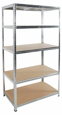 Produktbild von Linder Exclusiv Steckregal, Werkstattregal,Schwerlastregal, Lagerregal, Metallregal 180x100x60 cm