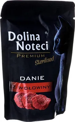 Zdjęcie produktu dla Dolina Noteci Premium Mokra karma dla kotów sterylizowanych danie z wołowiny 85g