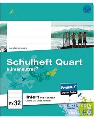 Produktbild von URSUS Heft Quart 20BL lin OE32 *