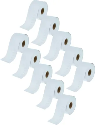 Produktbild von vhbw 10x Rolle 51mm x 89mm (300 Etiketten) kompatibel mit Dymo LabelWriter 400 Turbo, 400 Duo, 450, 400 Twin Turbo, 400, 320, 330 Drucker Weiß
