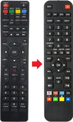 Produktbild von Fernbedienung geeignet für JTC DVB-PM13209HCATS | DVB-PM14809HCATS