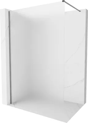 Produktbild von Mexen Kioto-X Duschwand Walk-in 160 x 200 cm, Eisblumenglas 10 mm, Gun Metal - 800-160-101-95-30-X