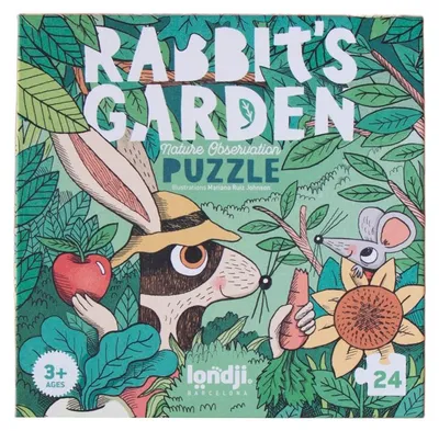 Produktbild von Puzzle „Der Hasengarten“, Londji