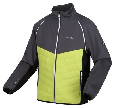 Produktbild von Regatta Steren Hybrid Softshelljacke für Herren mit abnehmbaren Ärmeln, Größe:M, Farbe:Lime