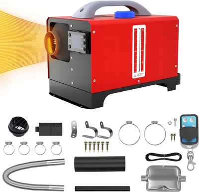 Zdjęcie produktu dla Nagrzewnica Postojowa Na Olej Napędowy 8Kw 12V Z Pilotem Sterowania