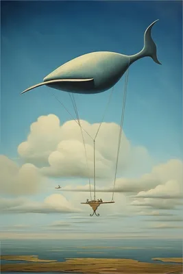 Produktbild von Wallario Wandbild aus Acryl, 90 x 60 cm, freischwebende Optik - Himmlische Segelfahrt