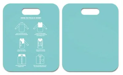 Productafbeelding van Wasplank - Met ringvormig ontwerp - Voor ruimtebesparende opberging van kleding - Blauw