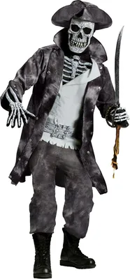 Produktbild von Herren Kostüm Ghost Pirate 3D, Größe:L/XL