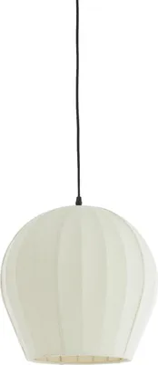 Zdjęcie produktu dla Light & Living - lampa wisząca - Zagori - naturalny - tkanina - E27 - 2989543