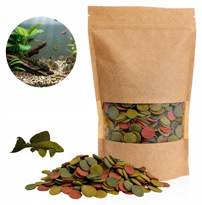 Produktbild von Wafers Mix - TD STONES - Ausführung Groß - 1kg - Sinkende Wafers - Hochwertiges Zierfischfutter für Aquarienfische, intensiviert Farben, fördert die Verdauung, optimale Nährstoffe, deutscher Standard