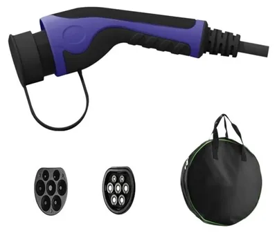 Produktbild von helos Typ 2 EV Ladekabel Mode 3 ,32A ,22 kW, 3-Phasig 3 Meter mit Tasche