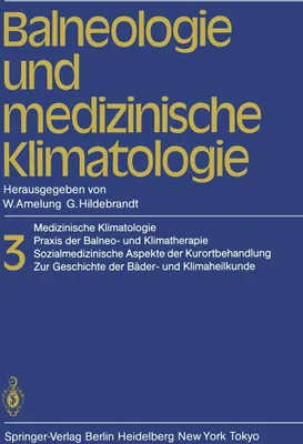 Produktbild von Balneologie und medizinische Klimatologie