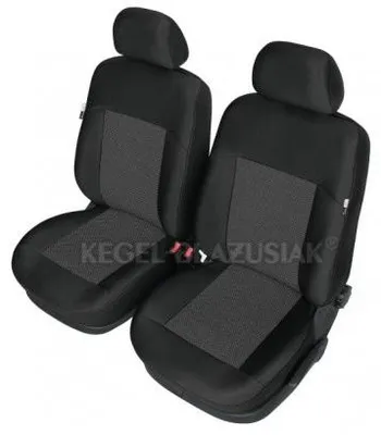 Obrázok produktu pre KEGEL Sada poťahov na sedadlá do auta, predné sedadlá, polyester, čierna