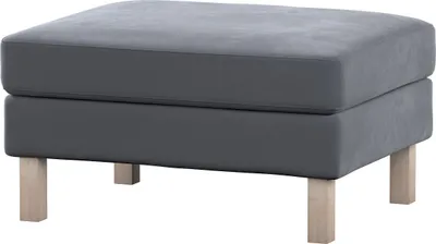 Produktbild von Dekoria Bezug für Karlstad Hocker, anthrazit, Husse, Karstadt Hocker