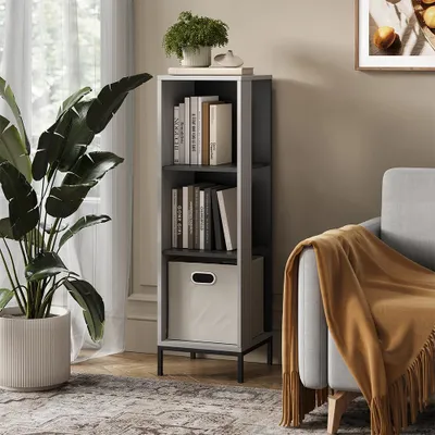 Obrázek produktu pro Knihovna Vicco Eliza Šedá 36 x 120 cm 3 otevřené přihrádky, Model 56405