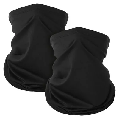 Produktbild von Multifunktionstuch 2 Stück, Schlauchschal Bandana 45 x 24,5 cm für Damen & Herren, atmungsaktiv, elastisch & schnelltrocknend für Sport, Outdoor und