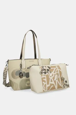 Immagine prodotto di Anekke borsa shopper borsa a tracolla Sophia Gaia 2 In 1 Shoulder Bag Multicolor beige
