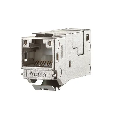 Obrázek produktu pro Konektor 6A lichoběžníkového zkreslení modulu E-DAT - RJ45 8 (8) konektor 130910KI