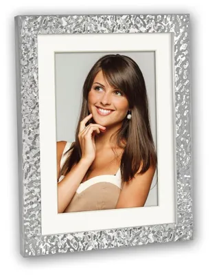 Produktbild von Metall Bilderrahmen rechteckig silber für 13x18 cm, 18x24 cm