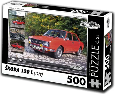 Produktbild von RETRO-AUTA Puzzle Nr. 24 `koda 120 L (1979) 500 Teile