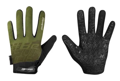 Produktbild von Handschuhe FORCE MTB SWIPE oliv-schwarz +15 °C und darüber : Größe - S Größe: S