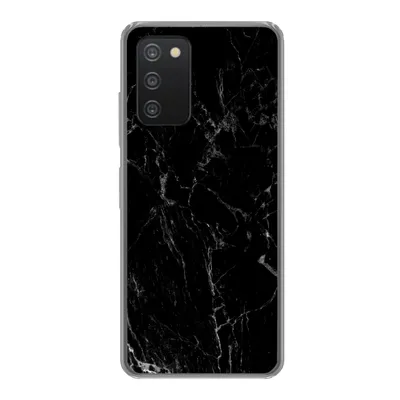 Produktbild von MuchoWow® Handyhülle Schutzhülle Hülle für Samsung Galaxy A33 5G Marmor - Schwarz - Naturstein Silikon Softcase Handy Hülle - Kartenhalter