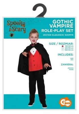 Zdjęcie produktu dla Strój dla dzieci Elegancki Wampir rozm.110/120cm - Godan
