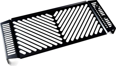 Produktbild von ZIEGER Kühlerabdeckung kompatibel mit Suzuki SV 1000 N | S Clean schwarz