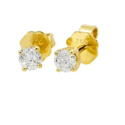 Produktbild von Brillant Diamant Ohrstecker Paar 750/- Gelbgold 18 Karat Gold 0,70 ct G/VS1