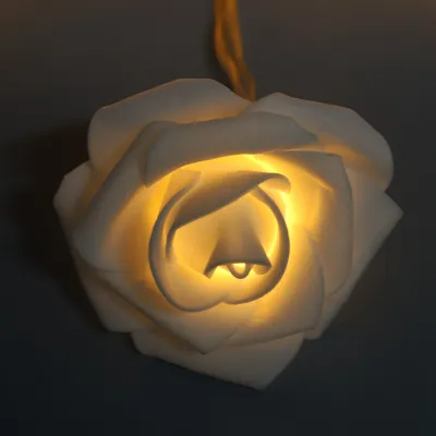 Image de Guirlande lumineuse rose,guirlande lumineuse fleurie,guirlande lumineuse LED rose,guirlande lumineuse rose,guirlande lumineuse de décoration