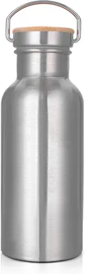 Produktbild von 500ml Edelstahl Trinkflasche Isoliert BPA frei auslaufsicher Sport Büro Hochwertig Praktisch Langlebig für Küche Haushalt