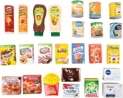 Produktbild von Markenprodukte für Kaufläden