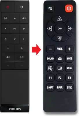 Produktbild von Ersatz Fernbedienung für Philips soundbar TAB8205/10 - 996592094008