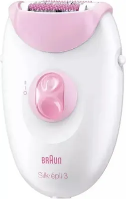 Produktbild von Braun Silk-épil 3 3-031, Pink, Weiß, 20 Pinzette, SoftLift, AC, Deutschland