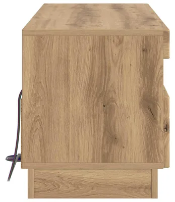 Obrázok produktu pre vidaXL TV skrinka s LED osvetlením, Imitácia "Artisan" (dubové drevo)