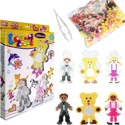 Produktbild von Bügelperlen Set 5mm - Kreatives Steckperlenset für Kinder ab 6 Jahre, Komplettset