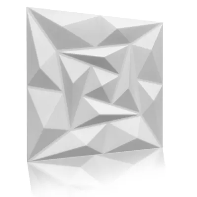 Produktbild von 3D Paneele Wandpaneele Polystyrol XPS – Styropor Verkleidung für Wand & Decke – 50x50 cm (0,25 m²) – Leicht, Flexibel & Einfach zu Montieren