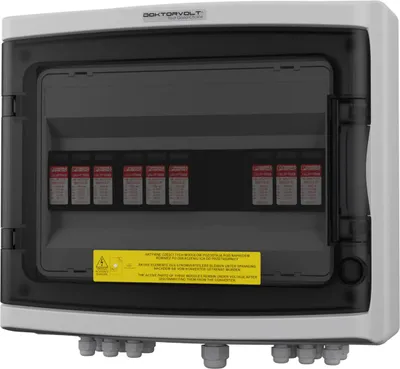 Immagine prodotto di Scatola di giunzione solare PV DC 1000V T1 T2 3 stringhe Doktorvolt 2414