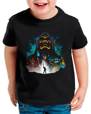 Produktbild von style3 Grayskull Villains Kinder T-Shirt he master universe man anime