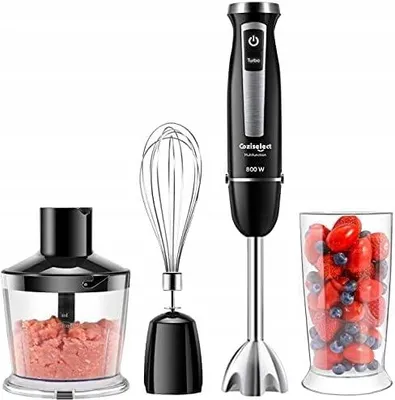 Produktbild von Coziselect Stabmixer 4-in-1 Multifunktion 800W 600ml Zerkleinerer