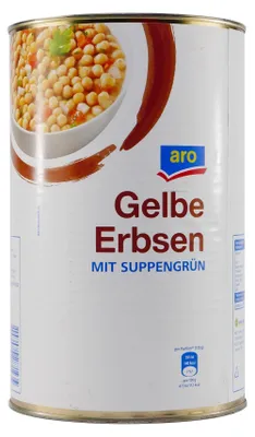 Produktbild von aro Gelbe Erbsen mit Suppengrün 4,0KG